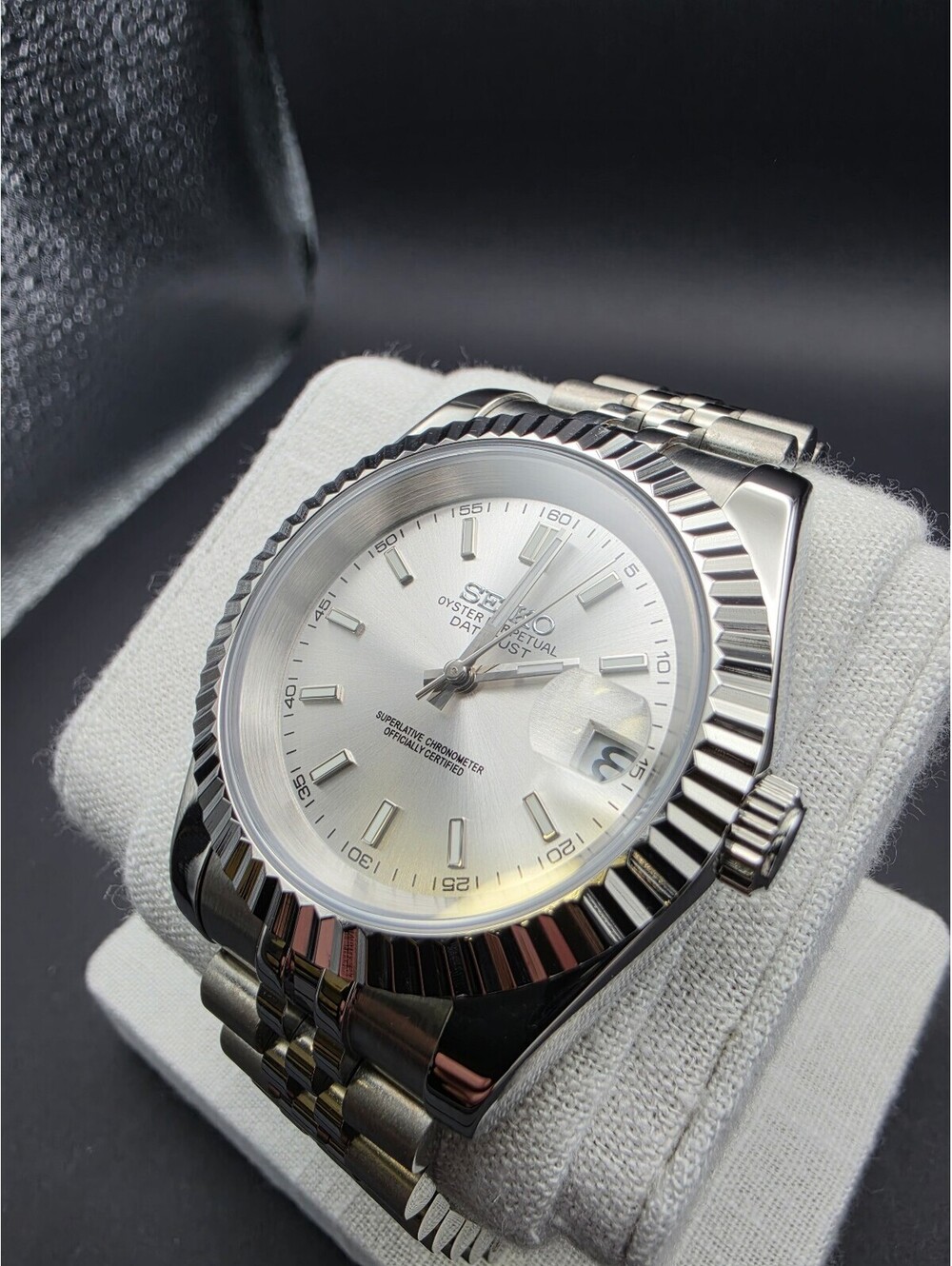 Seiko Silver Date-Just Watch Mod
